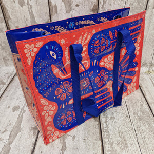 Blue Q - Zipped Shoulder Tote - RARE BIRD