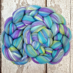 Blended top - 100g (3.5oz) - 21 micron Merino wool and tussah silk - WHISPER