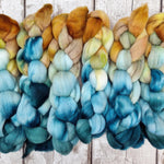 Punta Arenas wool top - Hand dyed - 100g (3.5oz) - TIDEWRACK