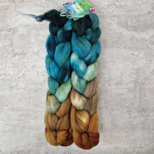 Recycled superwash sock wool with Nylon - Hand dyed - 100g (3.5oz) - TIDEWRACK