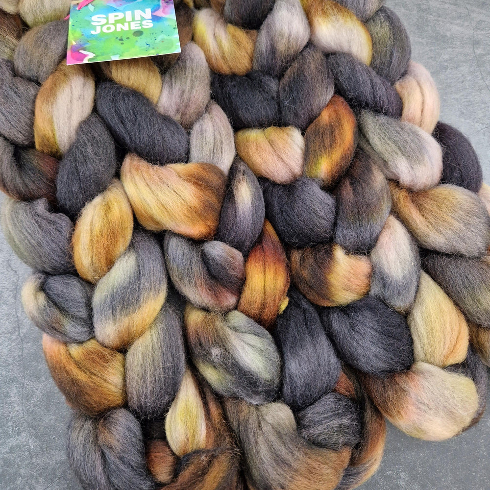 Punta Arenas wool top - Hand dyed - 100g (3.5oz) - MUDLARK