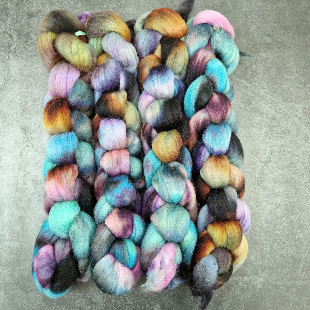 Punta Arenas wool top - Hand dyed - 100g (3.5oz) - CHRYSALISM