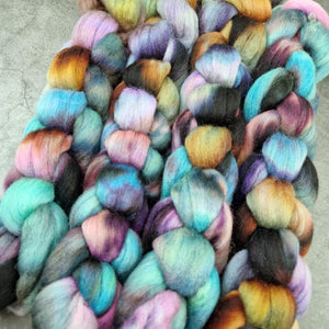 Punta Arenas wool top - Hand dyed - 100g (3.5oz) - CHRYSALISM