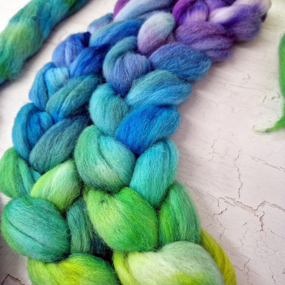 Recycled superwash sock wool with Nylon - Hand dyed - 100g (3.5oz) - WHISPER