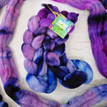 Rambouillet wool - Hand dyed - 100g (3.5oz) - TWILIGHT