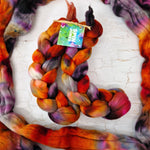 Rambouillet wool - Hand dyed - 100g (3.5oz) - DRAGON KISSES