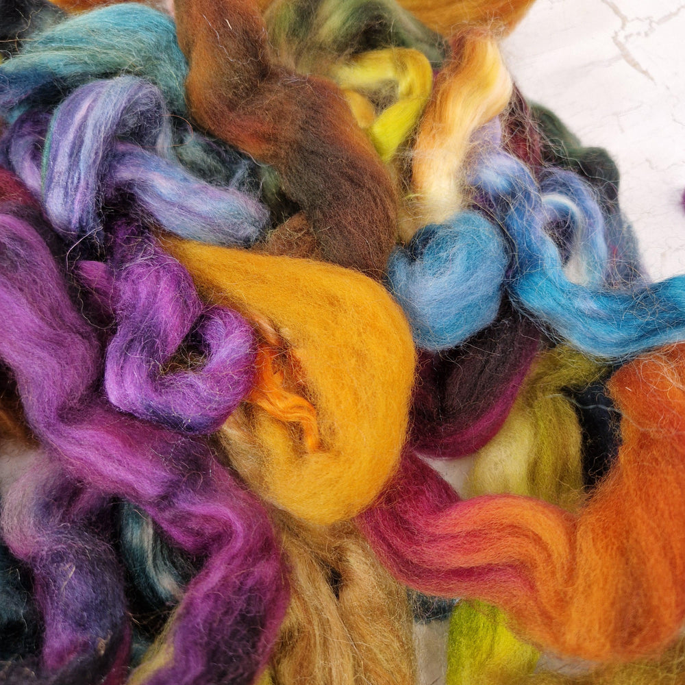 Hand dyed - 100g (3.5oz) - BATT FOOD