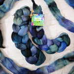 Punta Arenas wool top - Hand dyed - 100g (3.5oz) - CLOUDBURST