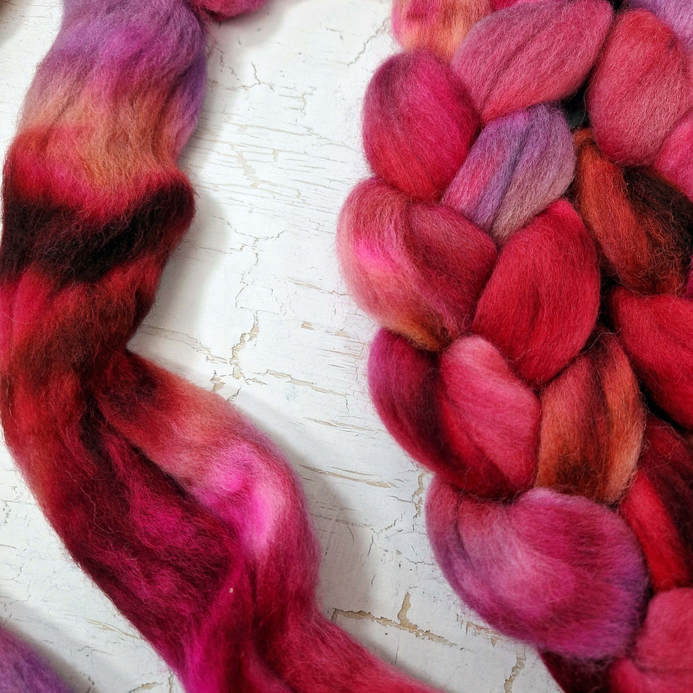 Punta Arenas wool top - Hand dyed - 100g (3.5oz) - GLöGG