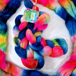 Cormo wool - Hand dyed - 100g (3.5oz) - MISHAP Neon Navy