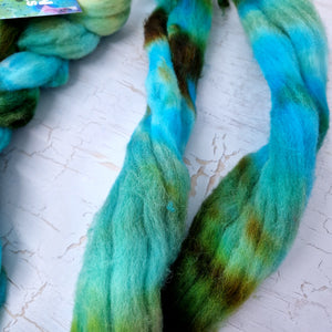 Southdown - Hand dyed - 100g (3.5oz) - AQUATIC