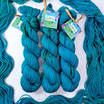 Hand dyed SW Bluefaced Leicester - DK 225m 100g AQUATIC