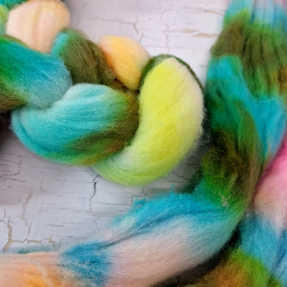 Southdown - Hand dyed - 100g (3.5oz) - TROPICAL (MISHAP TEST)