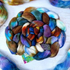 Recycled superwash sock wool with Nylon - Hand dyed - 100g (3.5oz) - LEFTOVERS #2