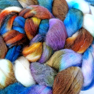 Recycled superwash sock wool with Nylon - Hand dyed - 100g (3.5oz) - LEFTOVERS #2