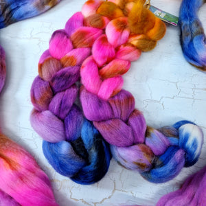 Recycled superwash sock wool with Nylon - Hand dyed - 100g (3.5oz) - Lake Atitlán