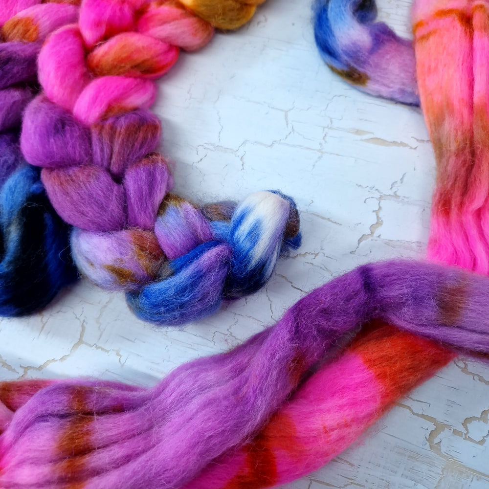 Recycled superwash sock wool with Nylon - Hand dyed - 100g (3.5oz) - Lake Atitlán