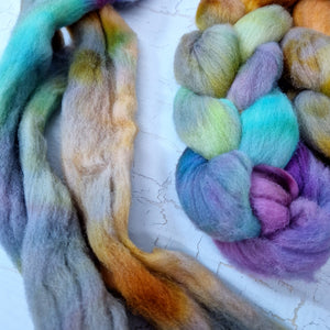 Southdown - Hand dyed - 100g (3.5oz) - SPRING SHORE